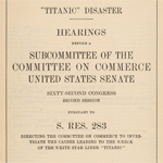 Titanic Hearings Report